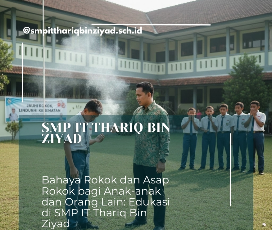 Bahaya Rokok dan Asap Rokok bagi Anak-anak dan Orang Lain: Edukasi di SMP IT Thariq Bin Ziyad